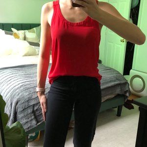 Warm Bright Red Express Top